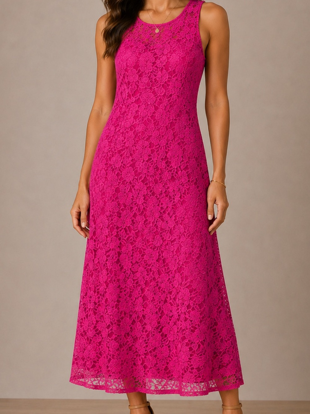 Free People Pink Lace‎ Dress